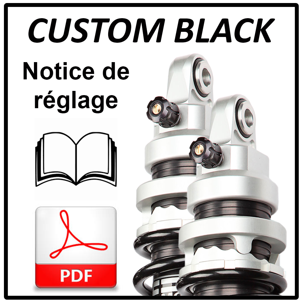 Notice de réglage amortisseur EMC CUSTOM BLACK